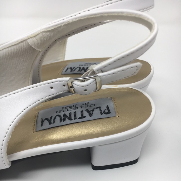 Platinum Collection By Jade White 1.2 inches heel - Picture 5 of 16